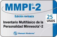 MMPI-2 Inventario Multifásico de la Personalidad Minnesota-2 Manual Moderno - Tarjeta