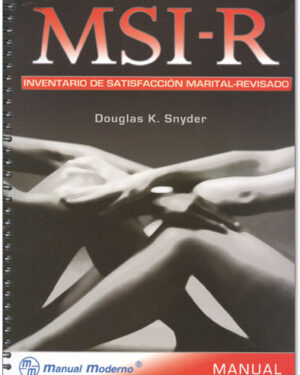 MSI-R Inventario de Satisfacción Marital Revisado. Manual Moderno - Portada