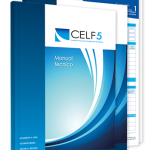 CELF-5 Evaluación Clínica de los Fundamentos del Lenguaje-5. Pearson. Portada