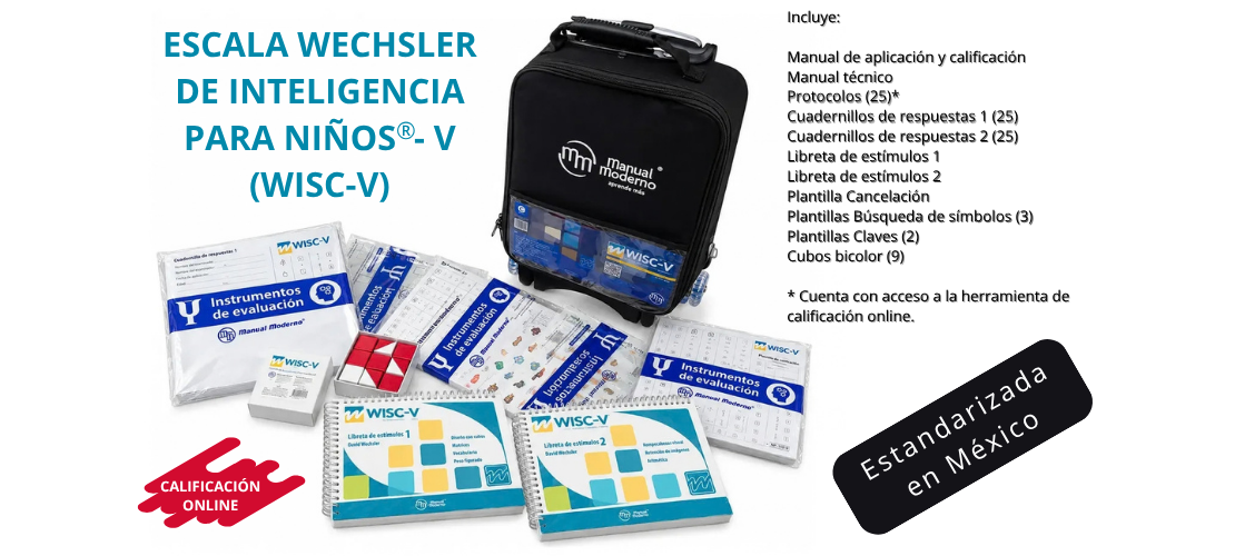 WISC-V. Escala Wechsler de Inteligencia para Niños-V México